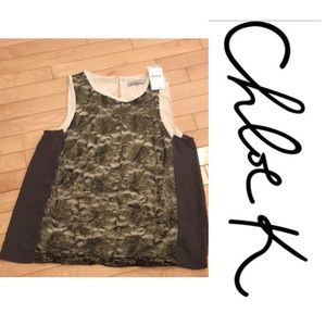 Chloe K •  Sleeveless Top {NWT}